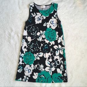 ModCloth Black & Teal Shift Dress